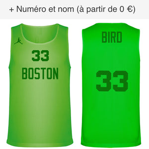 Boston celtics maillot de basket personnalise